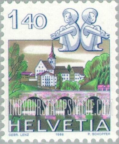 FindYourStampsValue: Federal Administration: Gemini, Bischofszell