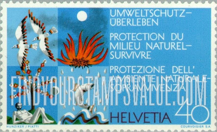 FindYourStampsValue: Federal Administration: Clean Air, Fire, Earth and Water