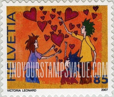 FindYourStampsValue: Federal Administration, Congratulations: Children and hearts