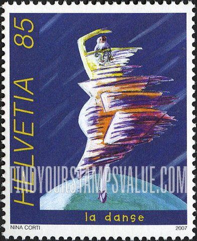 FindYourStampsValue: Federal Administration: The Dance, by Nina Corti