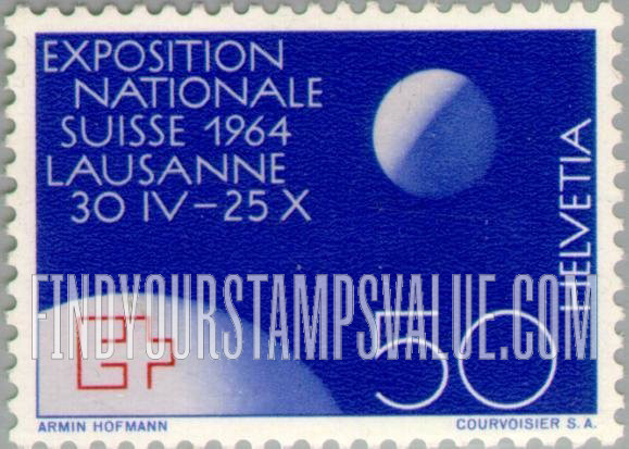 FindYourStampsValue: Federal Administration: EXPO emblem on globe & moon (“Outook”)