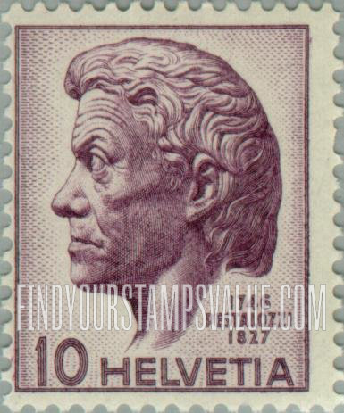 FindYourStampsValue: Federal Administration: Johann Heinrich Pestalozzi
