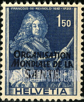 FindYourStampsValue: For The World Health Organization: Francois de Reynold