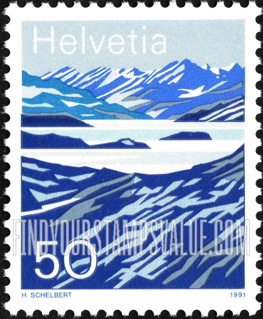 FindYourStampsValue: Federal Administration: Mountain Lakes