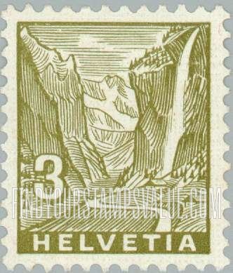FindYourStampsValue: Federal Administration: Staubbach Falls