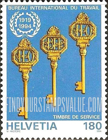 FindYourStampsValue: For The International Labor Bureau: ILO, 75th Anniversary