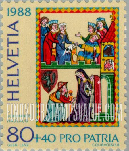 FindYourStampsValue: Semi-Postal: Master Johannes Hadlaub