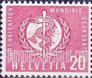 FindYourStampsValue: For The World Health Organization: WHO Emblem