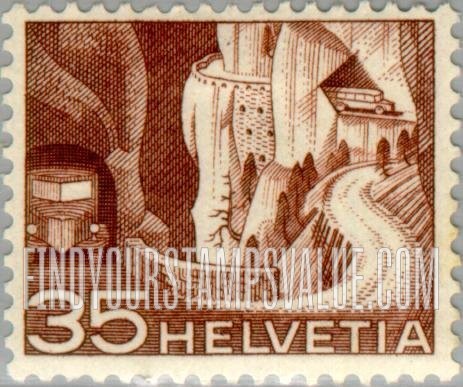 FindYourStampsValue: Federal Administration: Alpine Postal Road