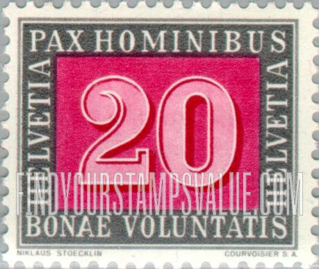 FindYourStampsValue: Federal Administration: Numeral of Value