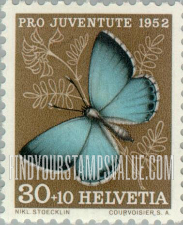 FindYourStampsValue: Semi-Postal: Argus butterfly