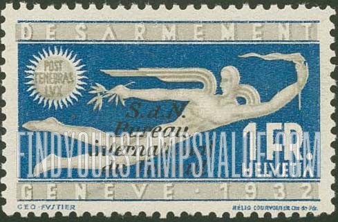 FindYourStampsValue: For The International Labor Bureau: “Peace”