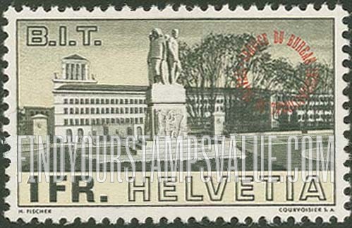 FindYourStampsValue: For The International Labor Bureau: Labor Building and Albert Thomas Monument