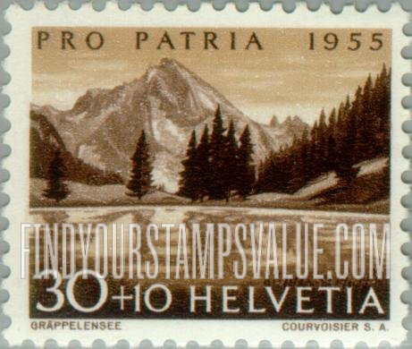 FindYourStampsValue: Semi-Postal, Views: Grappelen Lake
