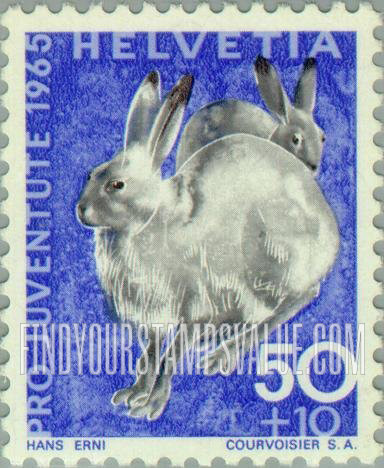FindYourStampsValue: Semi-Postal: Varying hares