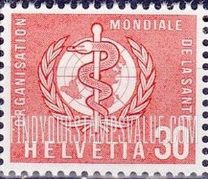 FindYourStampsValue: For The World Health Organization: WHO Emblem