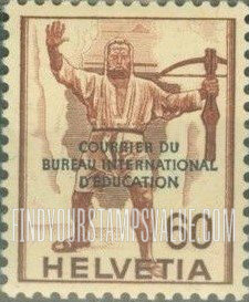 FindYourStampsValue: For The International Bureau of Education: William Tell