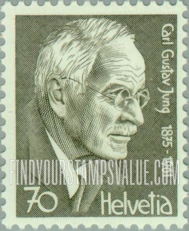 FindYourStampsValue: Federal Administration, Portraits: Carl Gustave Jung (1875-1961), psychologist