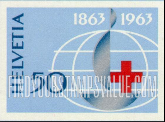 FindYourStampsValue: Federal Administration: Red Cross Jubilee Emblem