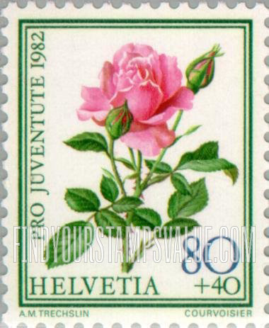 FindYourStampsValue: Semi-Postal, Roses: Madame Caroline