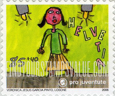 FindYourStampsValue: Semi-Postal, Children’s Art Competition: Singer, by Veronica Jesus Garcia Pinto