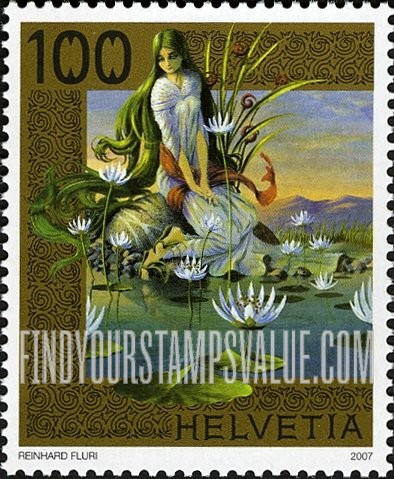 FindYourStampsValue: Federal Administration, Legends: Fenetta, the Island Maiden