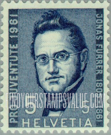FindYourStampsValue: Semi-Postal: Jonas Furrer