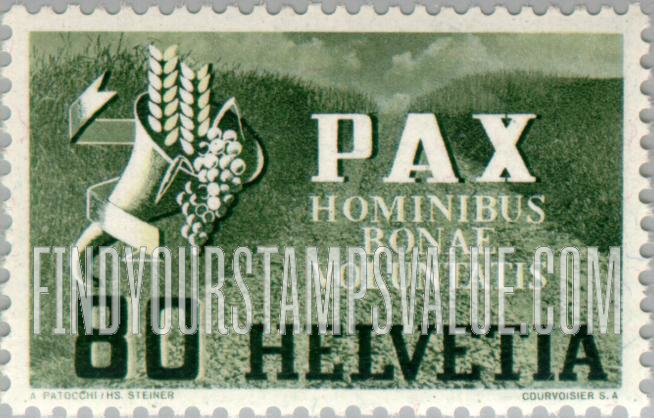 FindYourStampsValue: Federal Administration: Horn of plenty
