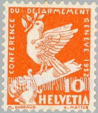FindYourStampsValue: Federal Administration: Dove on Broken Sword