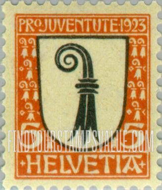 FindYourStampsValue: Semi-Postal: Basel