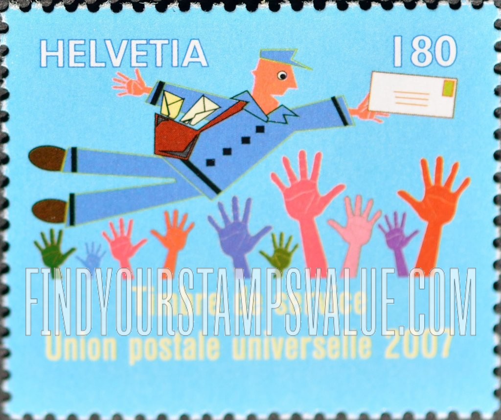 FindYourStampsValue: For The International Bureau of The Universal Postal Union: Postman