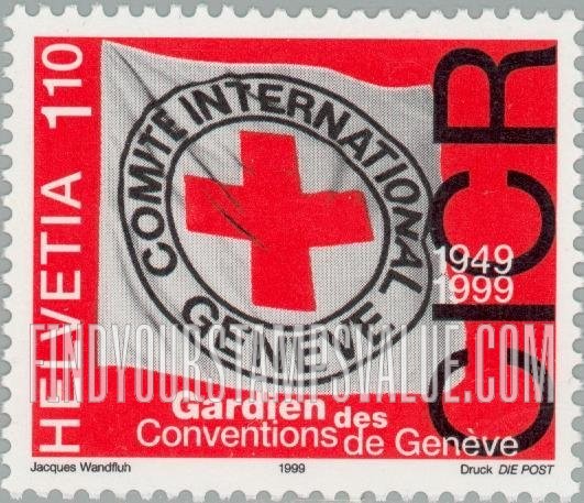 FindYourStampsValue: Federal Administration: Geneva Convention, 50th Anniversary