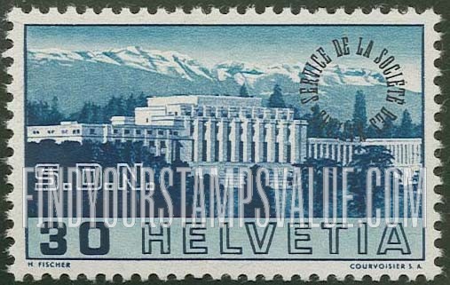 FindYourStampsValue: For The League of Nations: Palace of League of Nations