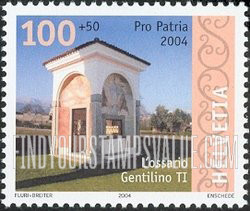 FindYourStampsValue: Semi-Postal, Small Buildings: Ossuary, Gentilino