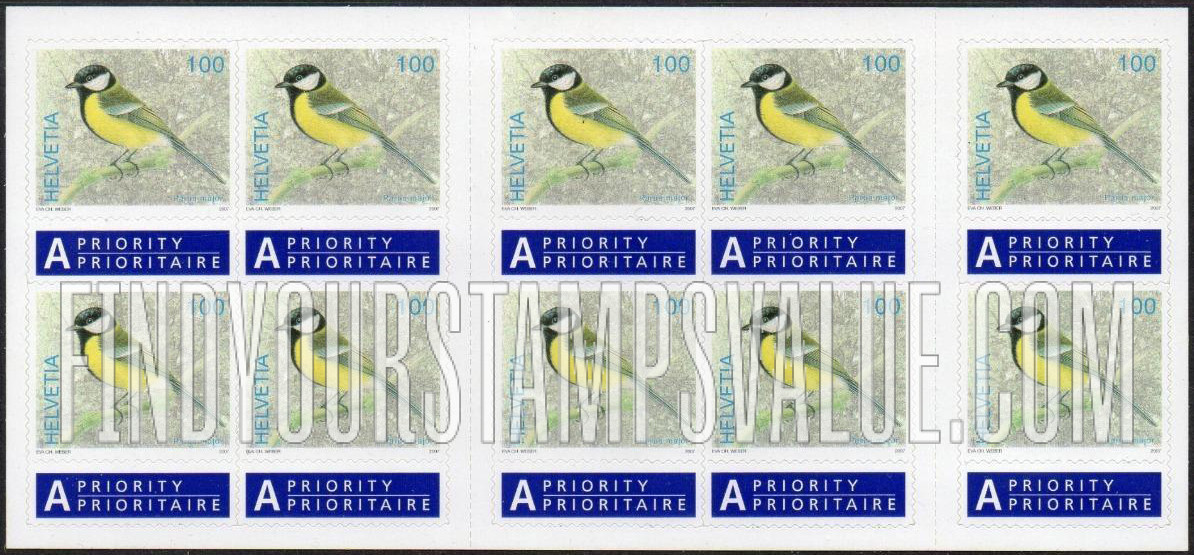 FindYourStampsValue: Federal Administration: Parus major