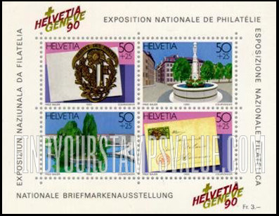FindYourStampsValue: Semi-Postal: National Philatelic Exhibition, Geneva β90