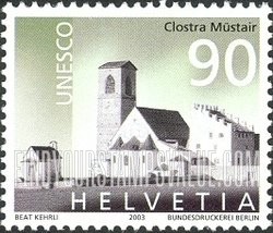 FindYourStampsValue: Federal Administration, UNESCO World Heritage Sites: Benedictine Convent of St. John, Müstair