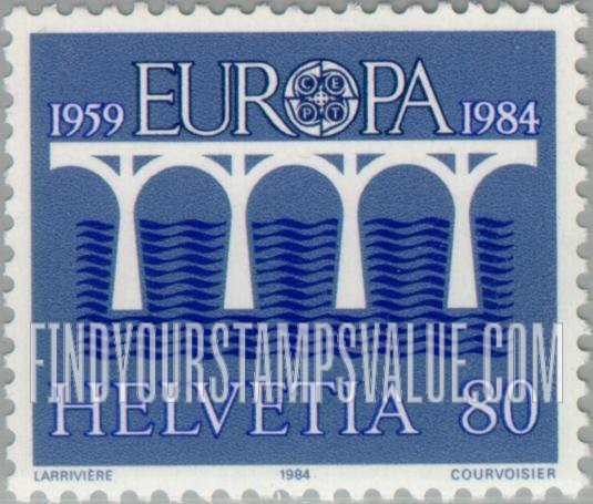 FindYourStampsValue: Federal Administration: Europa (1959-1984)