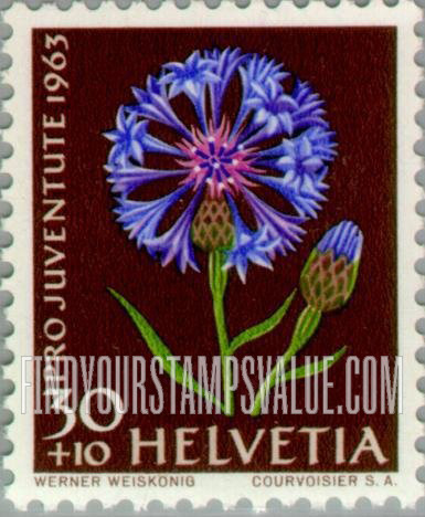 FindYourStampsValue: Semi-Postal: Cornflower