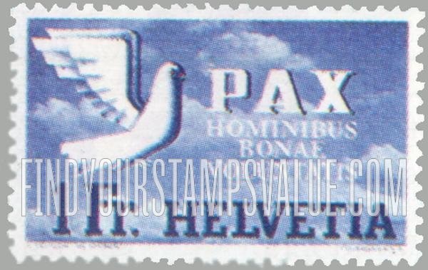 FindYourStampsValue: Federal Administration: Dove of peace