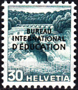 FindYourStampsValue: For The International Bureau of Education: Rhine Falls