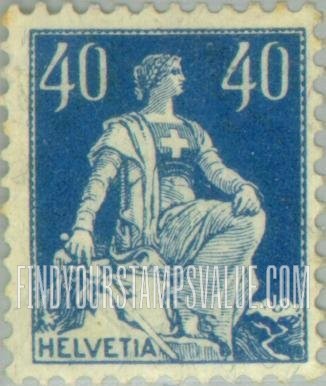 FindYourStampsValue: Federal Administration: Helvetia
