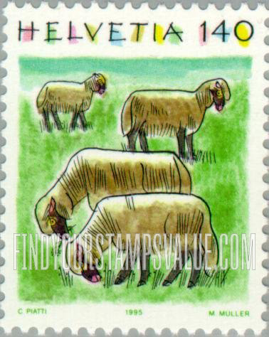 FindYourStampsValue: Federal Administration, Animals: Sheep