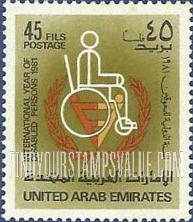 FindYourStampsValue: International year of the disabled - السنة الدولية للمعوقين