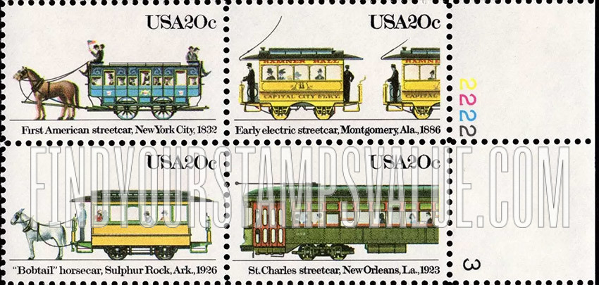 FindYourStampsValue: STREETCARS