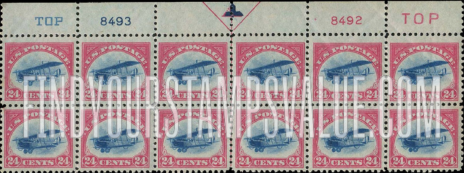 FindYourStampsValue: Air Post: CURTISS JENNY