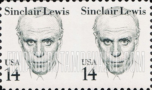 FindYourStampsValue: SINCLAIR LEWIS - Great Americans