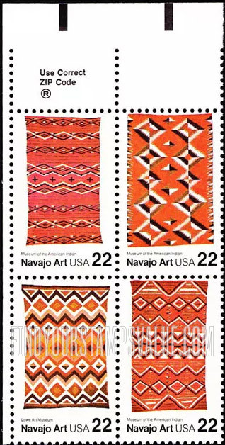 FindYourStampsValue: AMERICAN FOLK ART SERIES: Navajo Art