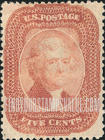 FindYourStampsValue: THOMAS JEFFERSON