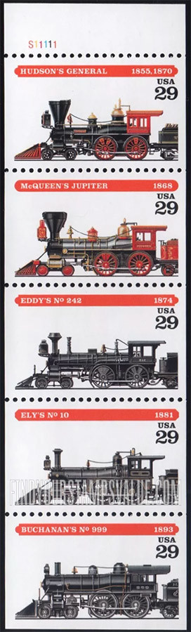 FindYourStampsValue: LOCOMOTIVES
